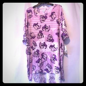 Rare LulaRoe Disney Donald Duck Irma Size XL NWT